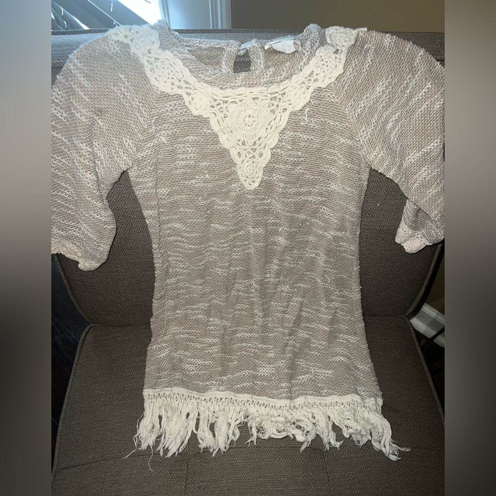 Girls peaches N Cream dress